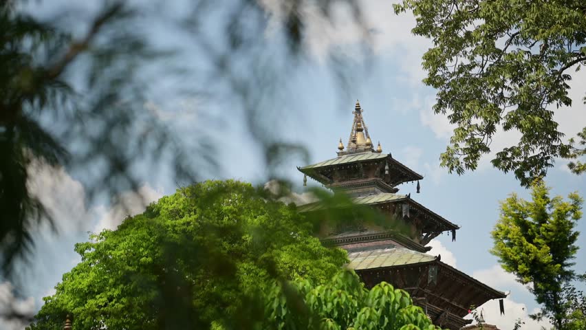 Durbar Square Temples in Kathmandu Nepal, Kathmandu Old Historic Buildings in the Popular Travel Destination and Tourist Landmark, a Unesco World Heritage Site in Kathmandu City