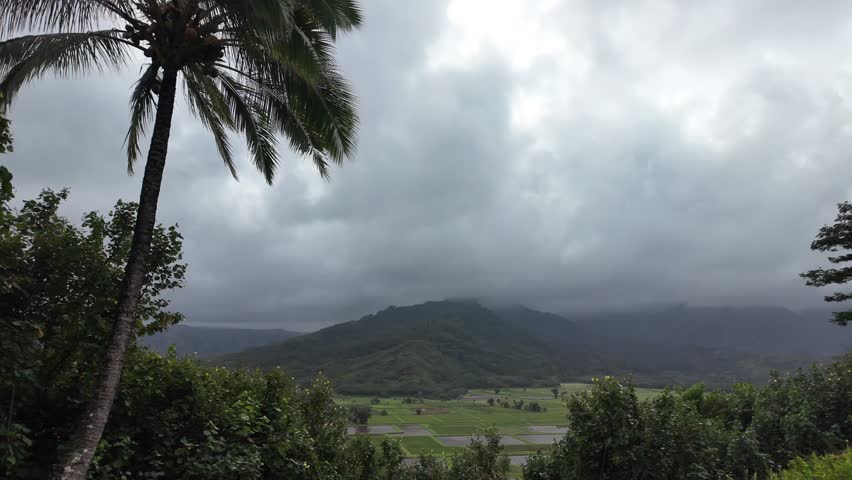 Hanalei Valley Lookout Kauai Hawaii USA