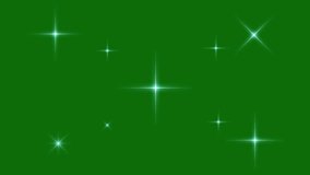 cartoon star shining starburst on black background. Blinking retro vector stars and dots, twinkling starry night sky. Cartoon Style Twinkling. 4k - Powered by Shutterstock - Get 15% off with code: PIKWIZARD15