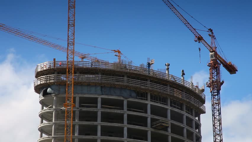 construction of building time-lapse