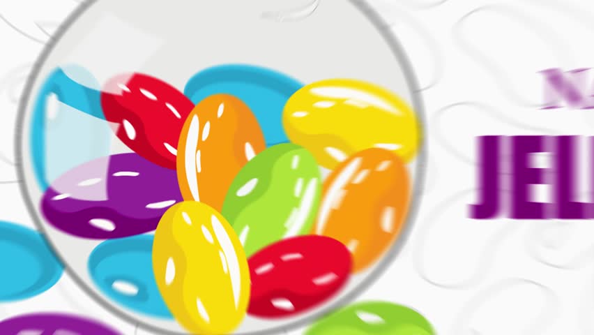 vector graphic of national jelly bean day good for national jelly bean day celebration. flat design. flyer design. flat illustration.