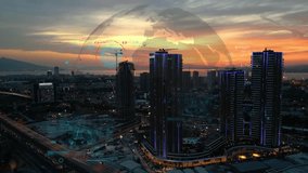 Smart city and communication network concept. Digital transformation. - Powered by Shutterstock - Get 15% off with code: PIKWIZARD15