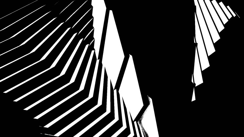 Geometry Comic Manga Style Overlay Video Effect Motion Graphics Black and White Texture Digital Animation. Elegant  DJ Event Digital Technology Animation VJ Visuals