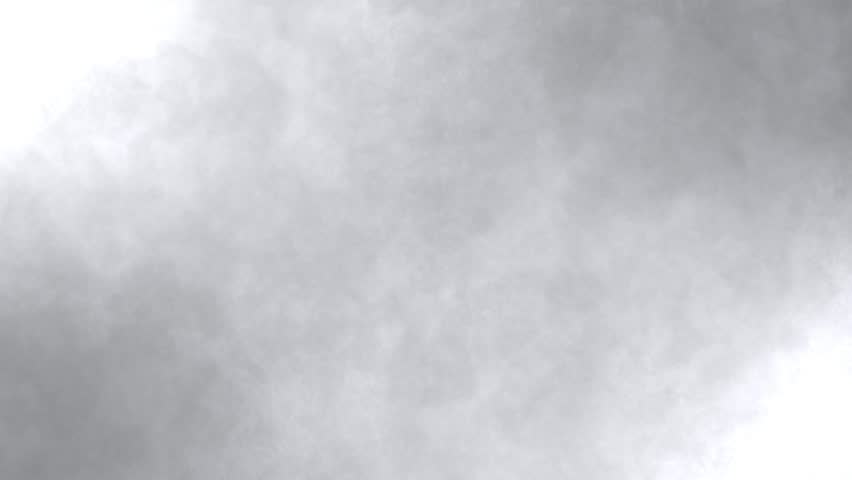 White and grey slow smooth texture animation, abstract smoke or cloud background