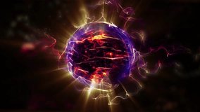 Cosmic energy abstraction. The virtual sphere plays with light and waves, emphasizing the creativity and attractive mystery of space.
 - Powered by Shutterstock - Get 15% off with code: PIKWIZARD15