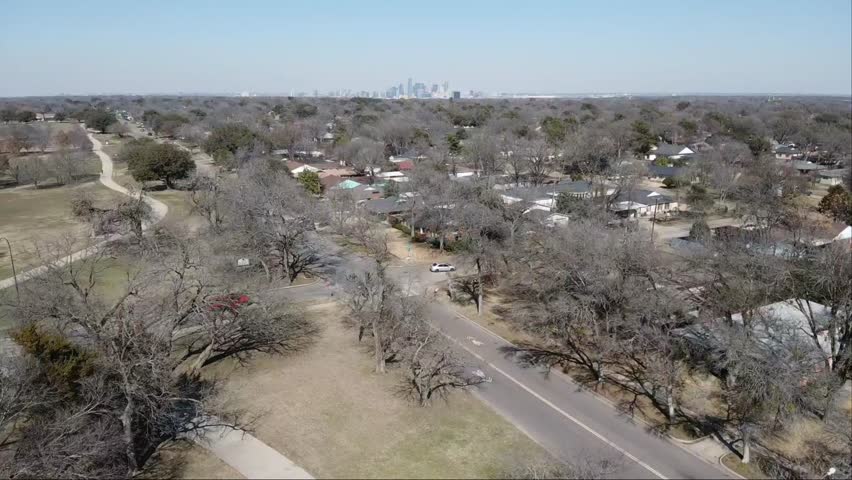 Dallas TX park walking nature 4k