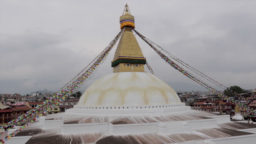 The beautiful Boudha stupa in Kathmandu