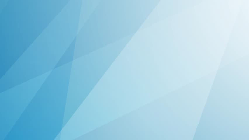 Light blue animated looped background of intersecting translucent geometric shapes