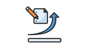 Animated organic content with graph and article sign. Suitable for finance, marketing, strategy, website, business, advertising, analysis, seo, promotion, campaign, advertisement, networking - Powered by Shutterstock - Get 15% off with code: PIKWIZARD15