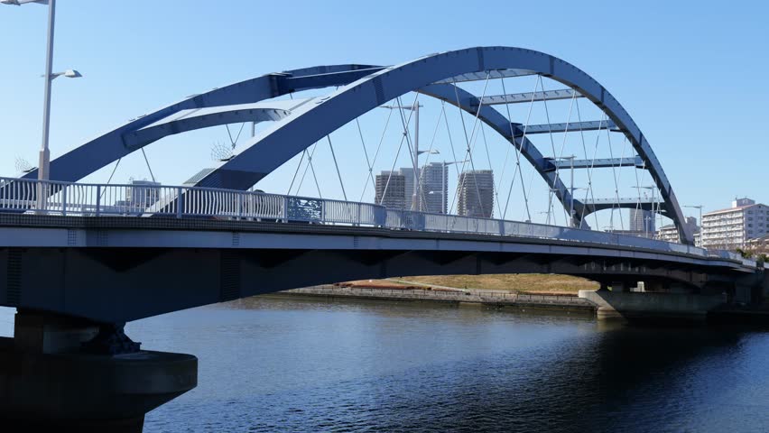 Suijin Ohashi Bridge, Japan Tokyo February 2025