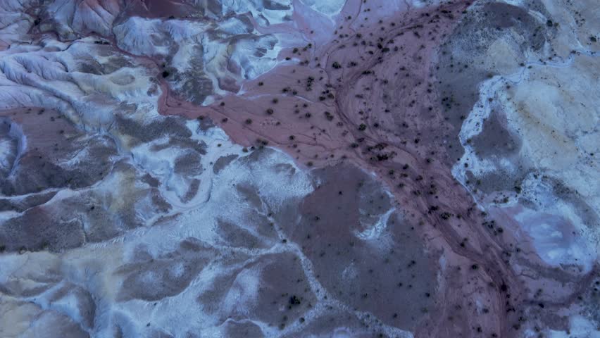 Upward Tilt Revealing the Magnitude of Moon Valley, Cusi Cusi, Jujuy Argentina