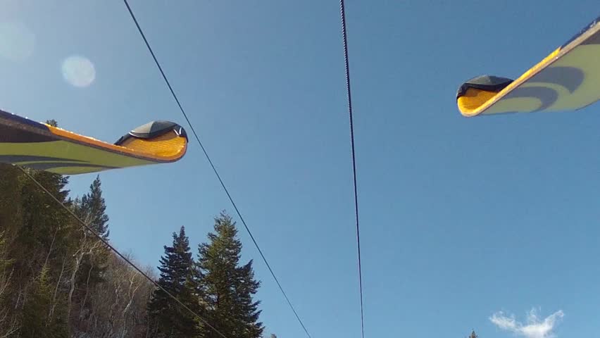 Spring Skiing at Ski Resort