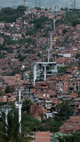 Medellín Cable Car Public Transport in the City