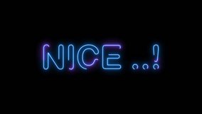 Nice text animation with neon  effefct , 4k video  - Powered by Shutterstock - Get 15% off with code: PIKWIZARD15