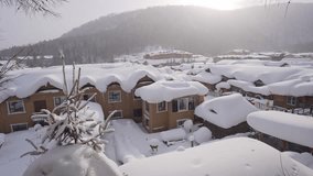Full of fluffy snow at China Snow town in winter - Powered by Shutterstock - Get 15% off with code: PIKWIZARD15