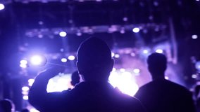 Lot people enjoy rock roll music concert. Many men fans cheer fun metal party. Joy crowd hang out cool night life fest, rave chill. Epic live arena. Neon light. Hip hop rap band song. Punk dance gig. - Powered by Shutterstock - Get 15% off with code: PIKWIZARD15