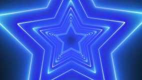 Vertical video neon star tunnel loop animation background Abstract digital background Tunnel with disco style stars, VJ Loop Glowing Disco Tunnel Neon Star Tunnel animation Futuristic star neon - Powered by Shutterstock - Get 15% off with code: PIKWIZARD15