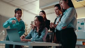 Asian businesspeople arguing during office meeting - Powered by Shutterstock - Get 15% off with code: PIKWIZARD15