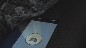 Smart car themed graphic presentation on smartphone - Powered by Shutterstock - Get 15% off with code: PIKWIZARD15