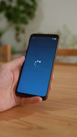 Payment approved notification on smartphone. Vertical shot.