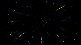 A colorful 2D firework on a black screen. A cartoon-style pyrotechnic animation in 4K with an alpha channel. A stock video capturing the atmosphere of celebration and success. - Powered by Shutterstock - Get 15% off with code: PIKWIZARD15