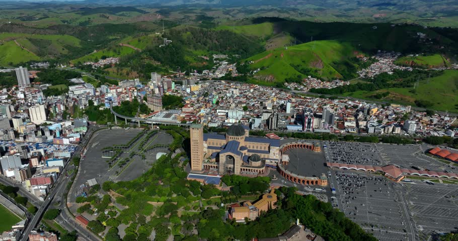 Cathedral Basilica of Our Lady. City of Aparecida, State of Sao Paulo, Brazil. 12-25-2024