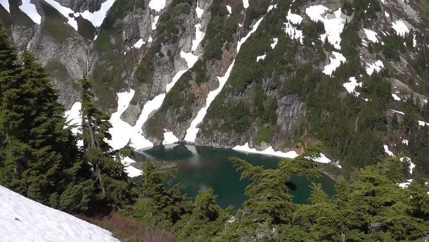 North Cascades National Park in northern Washington State. wilderness of conifer-clad mountains, glaciers and lakes. 