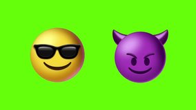 3d emoji animation on green screen background, 4k video - Powered by Shutterstock - Get 15% off with code: PIKWIZARD15