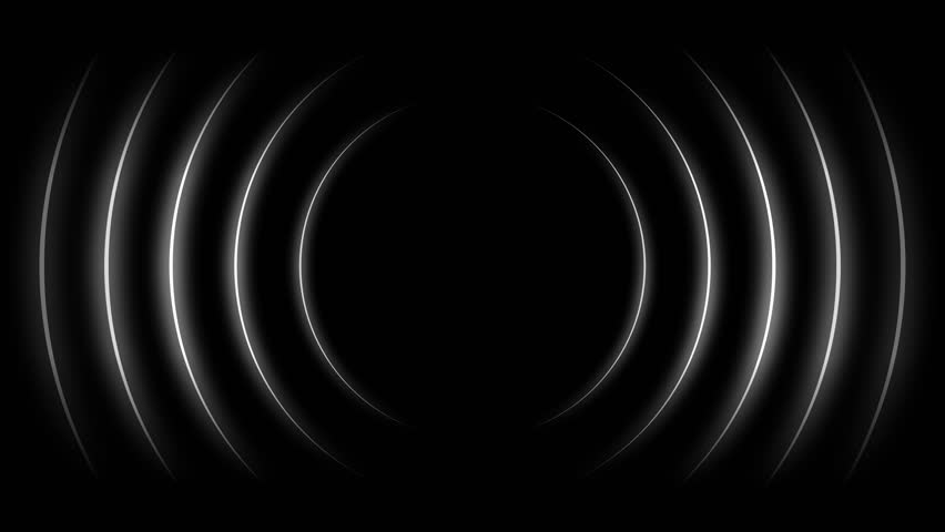 sound waves seamless motion background video footage radio wave signal, radar, and artificial intelligent audio wave