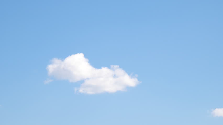 Clouds floating in the winter blue sky, near Mt. Tsukuba Japan No.1