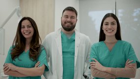 Dental professionals collaborating in modern clinic setting, demonstrating teamwork and patient focused care within bright, well equipped medical environment - Powered by Shutterstock - Get 15% off with code: PIKWIZARD15