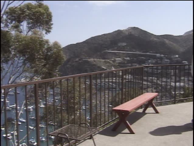 LS from atop a hill pan from right to left