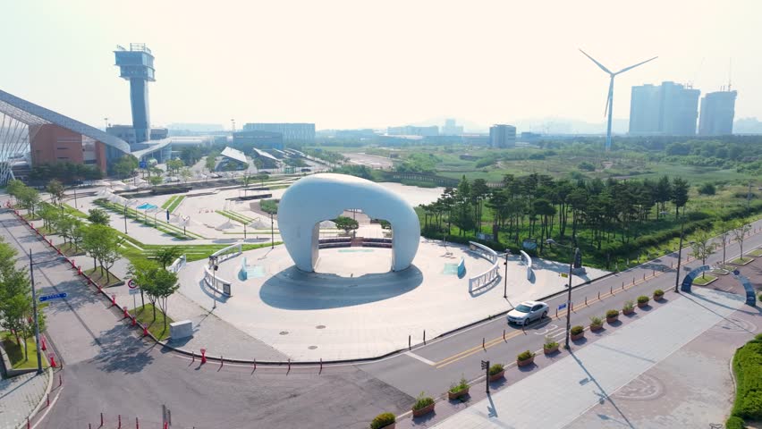 Ara Incheon Passenger terminal Incheon Metropolitan City to Haengju Bridge on the lower reaches of the Han River
