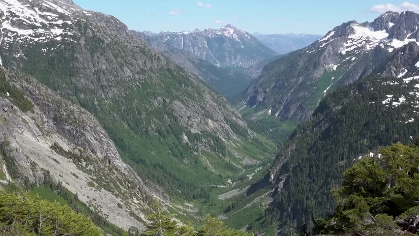 North Cascades National Park is in northern Washington wilderness of conifer-clad mountains, glaciers and lakes.