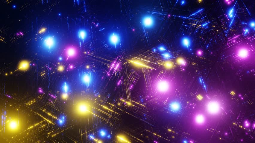 3D futuristic neon abstract background, Laser rays colorful lights animations loop - Powered by Shutterstock - Get 15% off with code: PIKWIZARD15