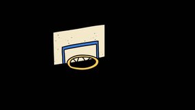 Free throw Basketball game animation. Ball and basket. Sport activity. Equipment. Loop HD video on transparent background.	 - Powered by Shutterstock - Get 15% off with code: PIKWIZARD15