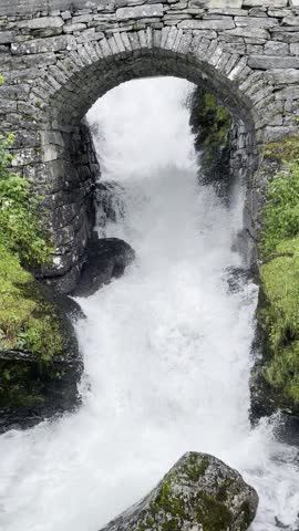 Rapids flowing fast in Norway