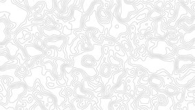 Gray outline topographic contour map abstract tech motion graphic design. Geometric background. - Powered by Shutterstock - Get 15% off with code: PIKWIZARD15