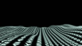 Abstract white Binary code and digital waves, data processing computer science digital art concepts vibrant cybersecurity beautifully rendered visual impact matrix Big data, Motion Black background - Powered by Shutterstock - Get 15% off with code: PIKWIZARD15