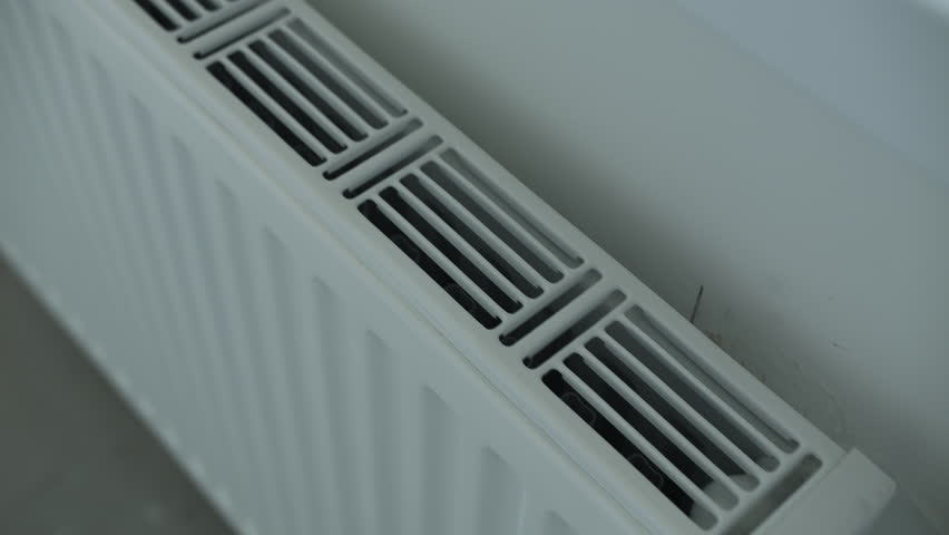 White Metal Radiator for Home Heating
