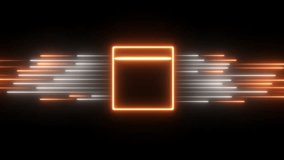 Neon QR code for payment. Scan qr code icon with laser. Isolated on black background. - Powered by Shutterstock - Get 15% off with code: PIKWIZARD15