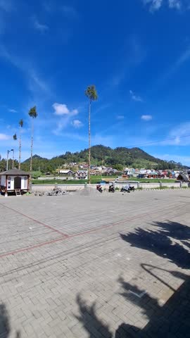 The atmosphere of nature in the very beautiful download with a blue mountain sky