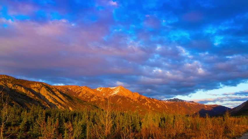 Lockdown Time Lapse Shot Of Dramatic Clouds Moving Over Mountains From Day To Night - Durango, Colorado