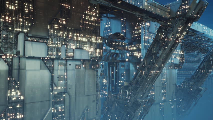 A vibrant, futuristic city floats in the sky, showcasing dazzling skyscrapers filled with bright lights. - Powered by Shutterstock - Get 15% off with code: PIKWIZARD15