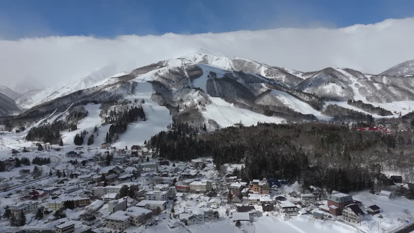 Happo-One Snow Resort 4K Cinematic Drone Footage - Hakuba Valley - Nagano - Japan 22
