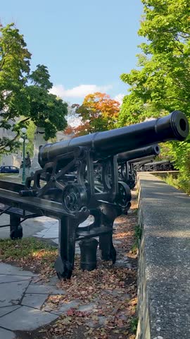 Canons at Montmorency Park, Quebec Canada