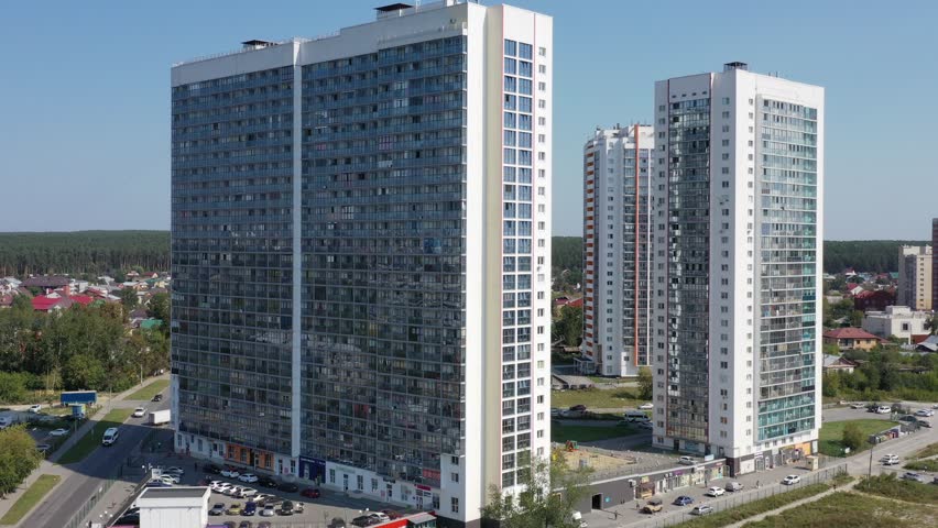 Modern architecture and glass skyscrapers of the capital city