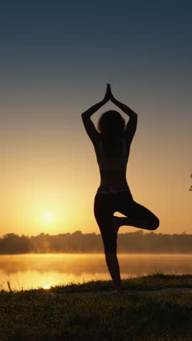 The Serene Yoga Silhouette captured at Sunset beautifully illustrates the essence of embracing Harmony and Mindfulness in our lives. It serves as a reminder for us to connect with our inner selves