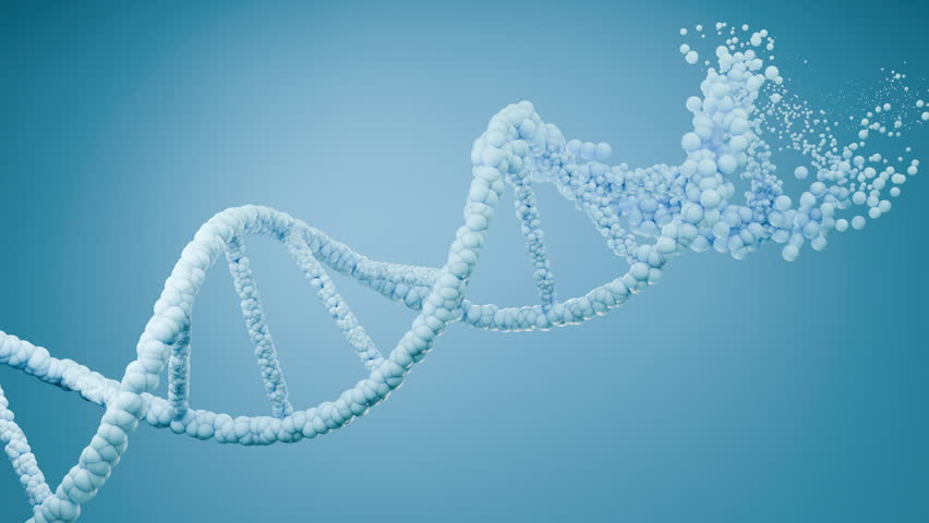 Blue spinning DNA strand. Loop animation. 3d render background. Biotechnology, human genome, laboratory research, genetic and medical science concept. 
 - Powered by Shutterstock - Get 15% off with code: PIKWIZARD15