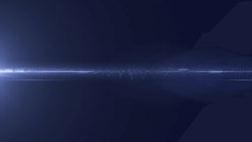 Illuminated innovative background of glowing dots and light beam, technological light, light animation - Powered by Shutterstock - Get 15% off with code: PIKWIZARD15